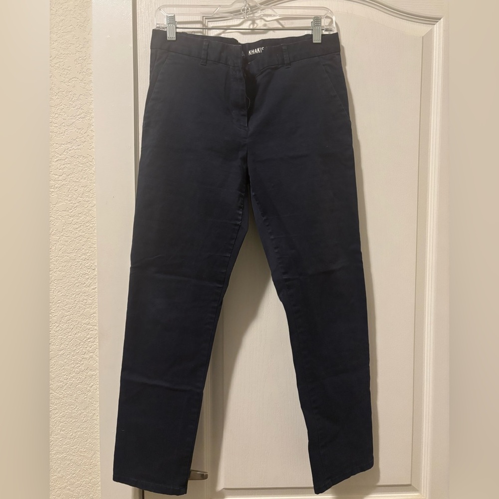 GAP Dark Blue Skinny Crop Khakis
